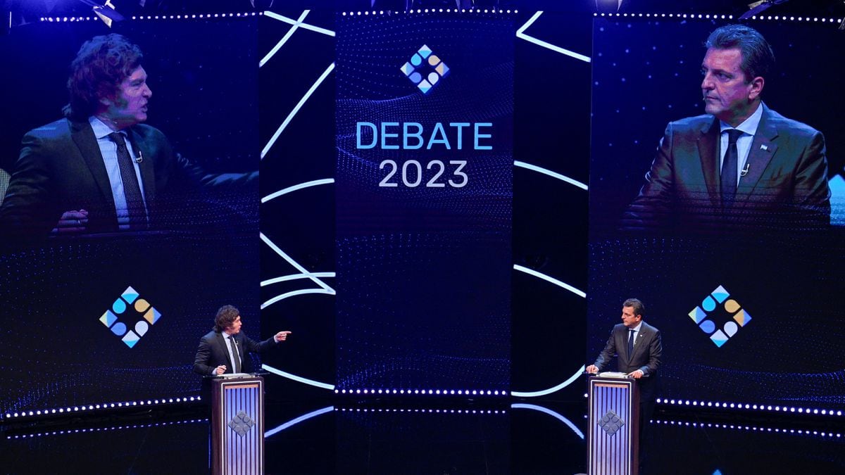 Presidential debate for the second round in Argentina, live